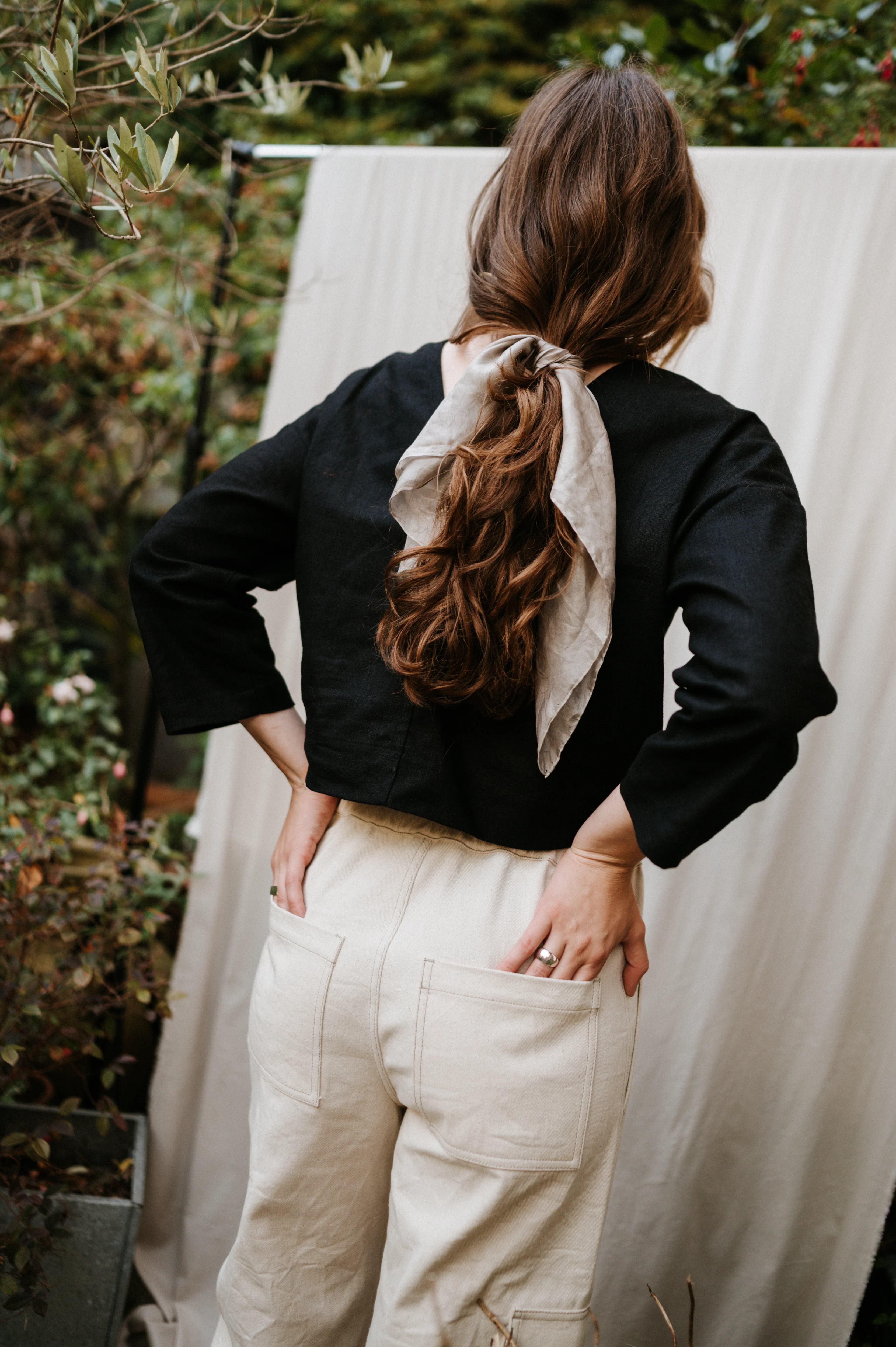 Atwin The Label - The Cargo Trouser In Ecru Denim - Image 3