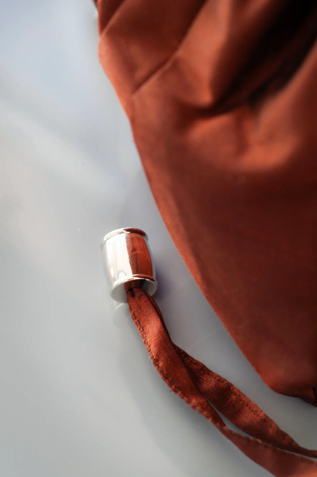 Dollis - Occasion Bag In Chocolate Brown Silk Dupion - Image 3
