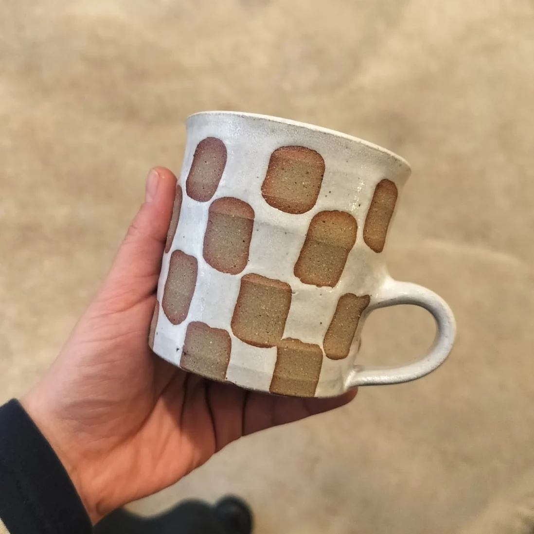 E F Davies - Checkerboard Mugs - Image 5