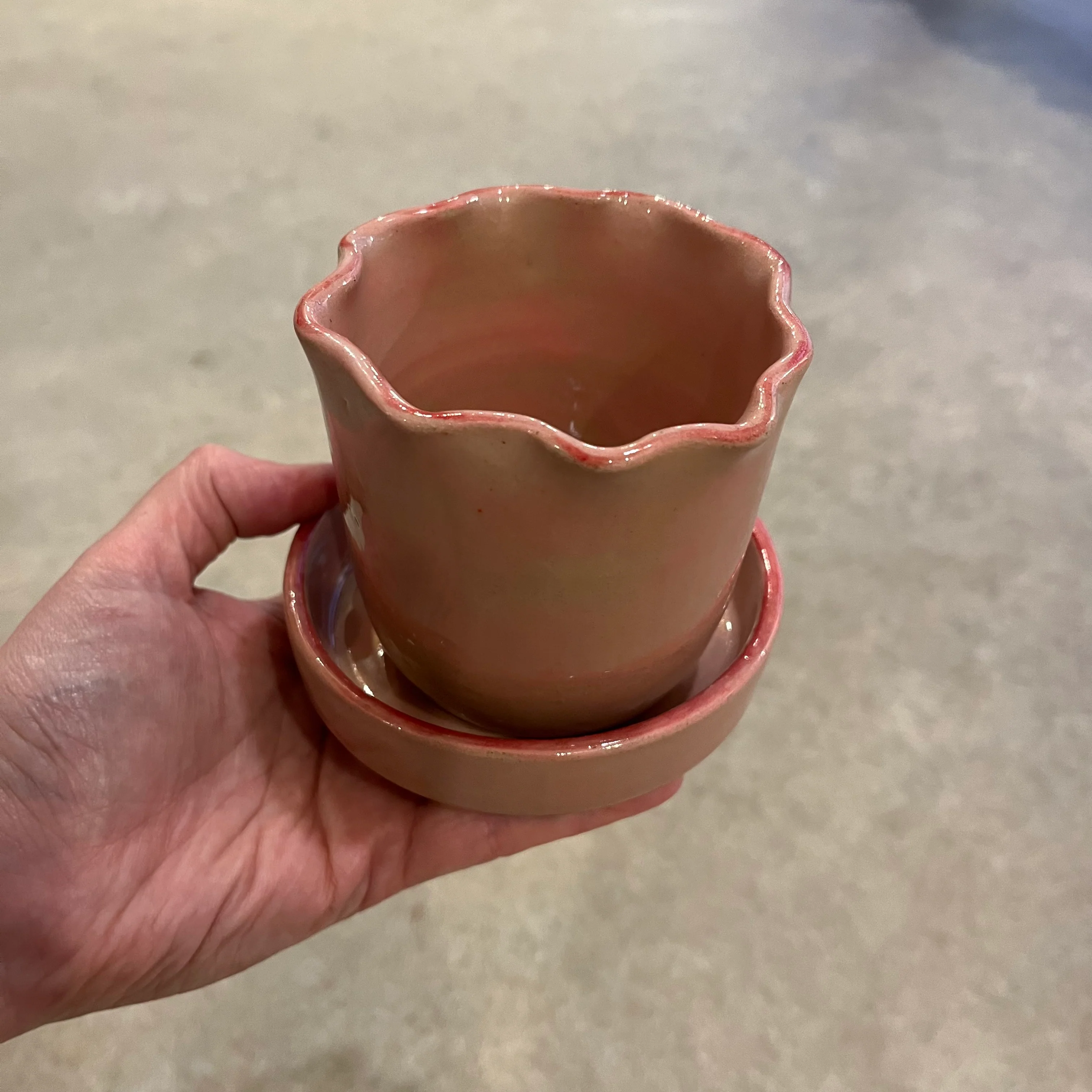 East Creations - Plant Pot And Tray - Image 4