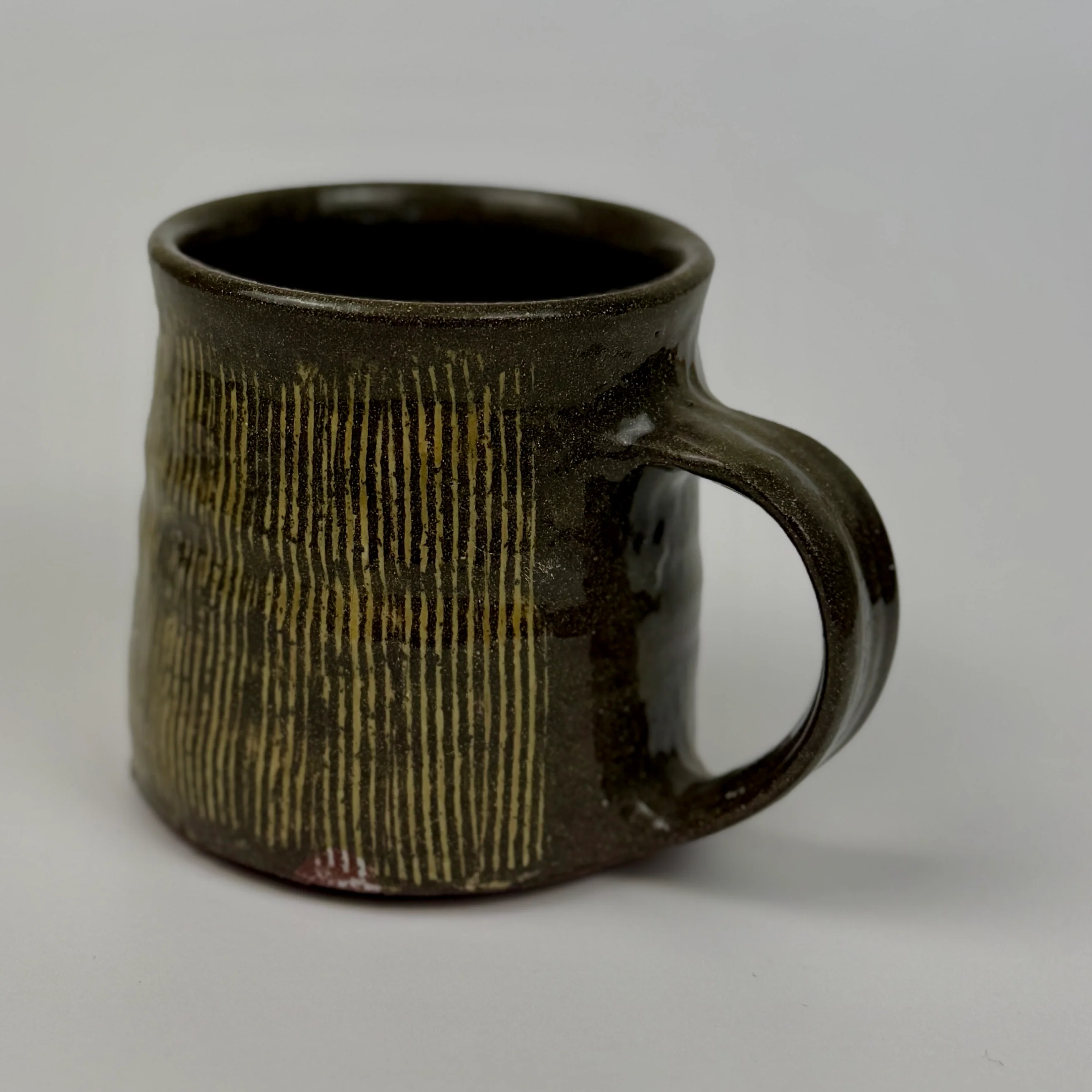 Lily Pearmain - Red Stripe Inlay Mug