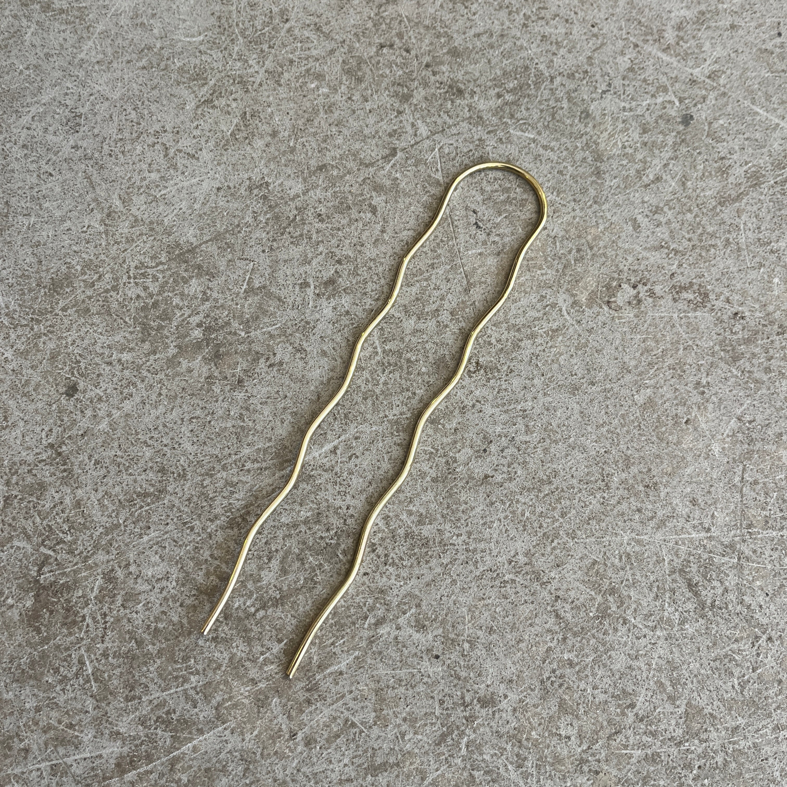 Roake - Brass Hairpin - Image 3
