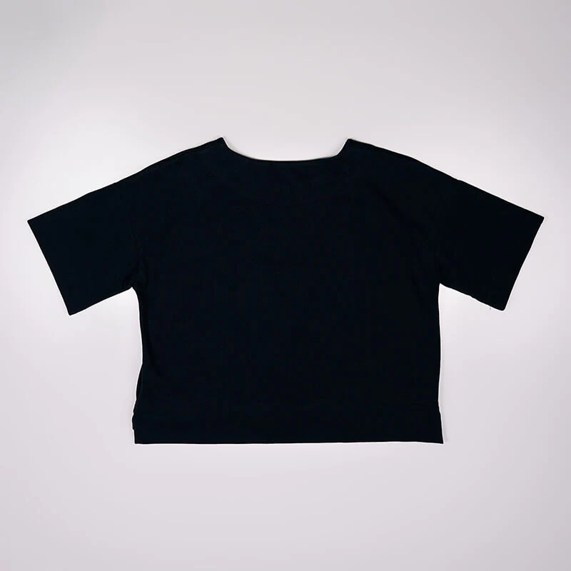 SaltAndCo Studio - Organic Cotton T-Shirt In Black - Image 4