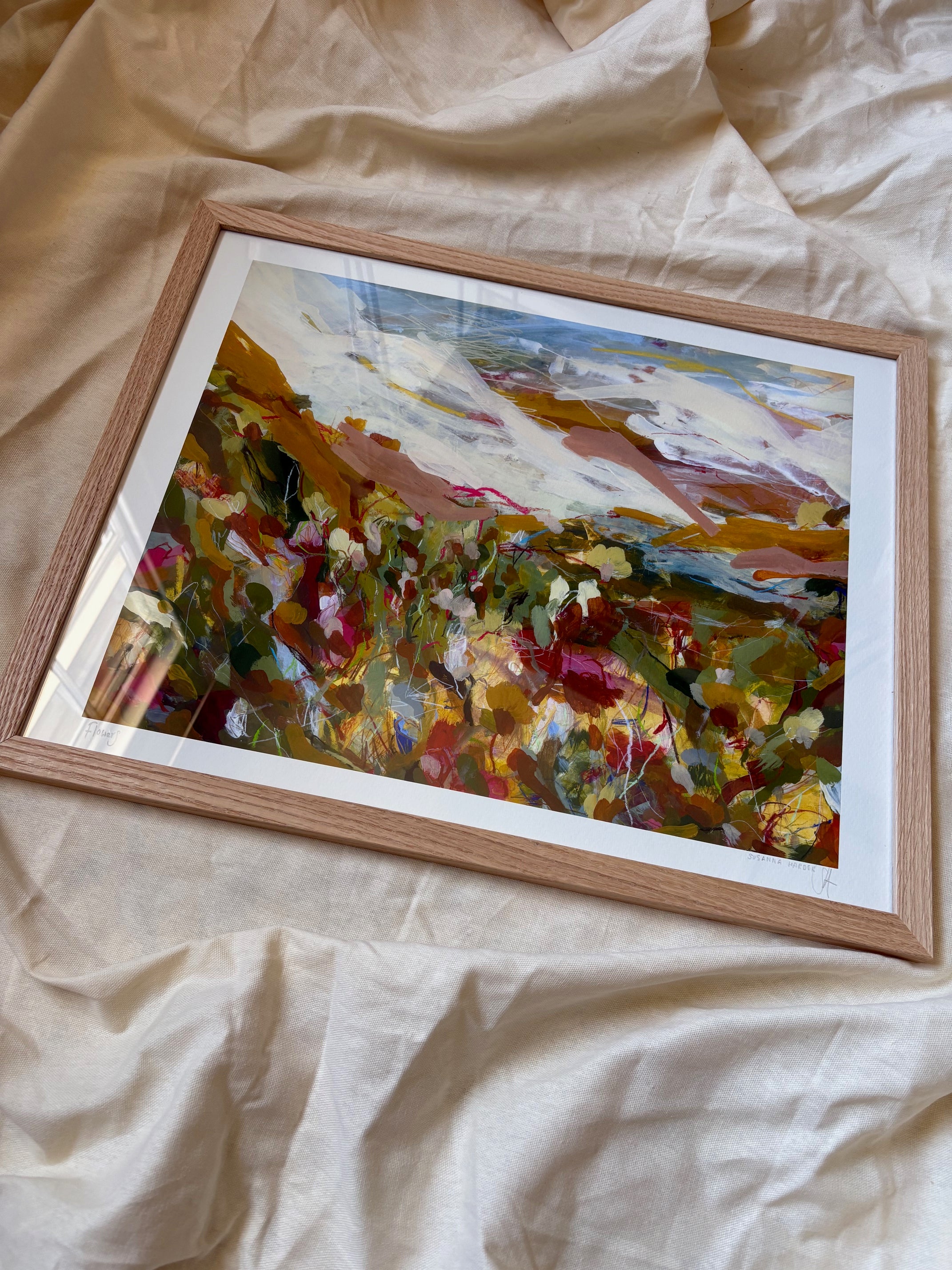 Susanna Harder - 'Flowers' Fine Art Print - Image 3