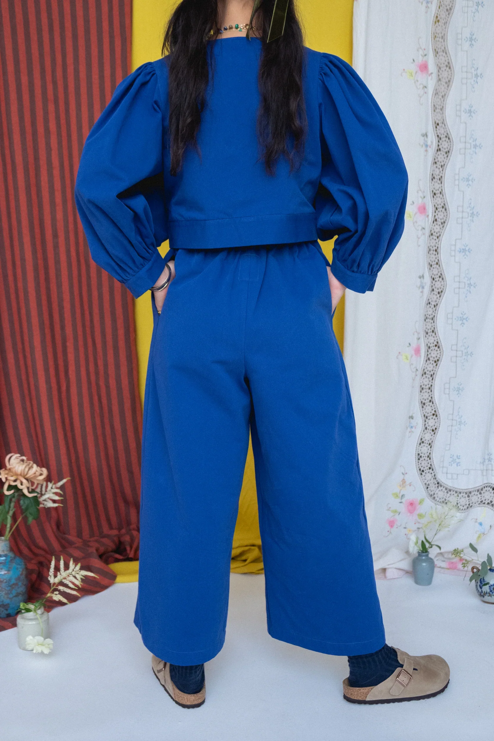 Tapuh Clothing - Rebecca Trousers In Cornflower - Image 3